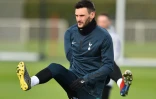 Le gardien français de Tottenham Hugo Lloris à l'entraînement, le 12 février 2019 au nord de Londres
