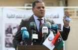 Le Premier ministre libyen  Abdelhamid Dbeibah le 10 avril 2021 à Tripoli