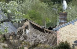 La maison où a eu lieu l'explosion à Nonancourt, dans l'Eure, le 23 avril 2016