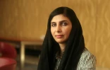 Roya Mahboob, fondatrice d'une société afghane de logiciels, s'exprime lors d'un entretien avec l'AFP à Doha, la capitale du Qatar, le 14 septembre 2021
