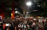 Manifestation en faveur de l'ancienne présidente Dilma Rousseff, à Sao Paulo, le 1er septembre 2016