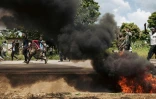 Manifestation contre le report des  élections présidentielle, législatives et provinciales à Beni, dans l'est de la RD Congo, le 27 décembre 2018