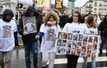 Les proches de Lucas participent à une marche blanche à Epinal, dans les Vosges, le 5 février 2023