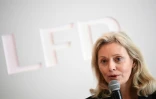 La présidente de la Ligue de football professionnel, Nathalie Boy de la Tour, lors d'une conférence de presse à Paris, le 11 mars 2020