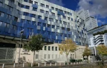 Le bâtiment qui abrite  la direction de la police judiciaire à Paris, où siège la  BRB (Brigade de répression du banditisme), le 26 octobre 2025