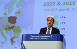 Le commissaire européen à l'Economie, Paolo Gentiloni, lors d'une conférence de presse le 14 juillet 2022 à Bruxelles