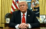 Le président américain Donald Trump dans le Bureau ovale de la Maison Blanche, le 10 février 2025 à Washington