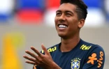L'attaquant brésilien Roberto Firmino lors d'une séance d'entraînement, le 4 juillet 2018 à Sotchi 