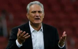 Le sélectionneur de l'équipe du Brésil, Tite, lors du match de qualifications au Mondial-2022 contre l'Equateur, à Porto Alegre, le 4 juin 2021