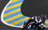 Le Britannique Jason O'Halloran sur sa Yamaha N.7 lors des qualifications des 24 Heures motos au Mans, le 18 avril 2025. 
