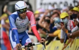 Le cycliste français Thibaut Pinot, lors du Tour de France 2020, à la Planche des Belles Filles