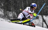 Le Français Alexis Pinturault, lors de la 1ère manche du slalom de Coupe du monde, le 30 janvier 2021 à Chamonix