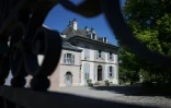 La villa  du Représentant permanent de la Suisse auprès des Nations unies à Genève où se tiennent qui accueille les discussions entre les hauts fonctionnaires américains et chinois sur les droits de douane, le 10 mai 2025