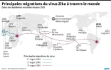Zika à travers le monde