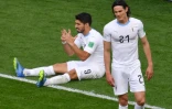 Luis Suarez et Edinson Cavani, peu inspirés contre l'Egypte à Ekaterinburg le 15 juin 2018, auront à coeur de briller pour le second match de l'Uruguay