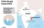 Fuite de gaz mortelle en Inde