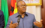 Le président de Guinée-Bissau Umaro Sissoco Embalo à Bissau le 1er février 2022