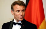 Le président Emmanuel Macron le 26 mai 2024 au palais présidentiel de Berlin
