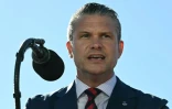Le ministre américain de la Défense Pete Hegseth à Sparrows Point, le 6 octobre 2026 dans le Maryland