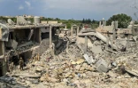 Un immeuble détruit par une frappe israélienne à Burj al-Shamali, dans le sud du Liban, le 27 mai 2026