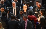 Marine Le Pen lors de l'ouverture du 16e congrès du Front national, le 10 mars 2018 à Lille 