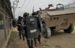 Intervention de l'armée et de la police équatoriennes dans le pénitentier Litoral de Guayaquil, le 15 novembre 2021