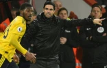 Le nouvel entraîneur d'Arsenal, l'Espagnol Mikel Arteta, lors de son premier match sur le terrain de Bournemouth, le 26 décembre 2019
