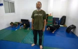 Moshe Katz, instructeur de Krav Maga, lors d'une interview dans un dojo dans la colonie de Maale Adumim, en Cisjordanie occupée, le 26 juin 2024