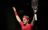 Le Suisse Roger Federer vainqueur de son 10e tournoi de Bâle, le 27 octobre 2019
