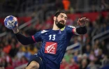 Nikola Karabatic lors du match pour la 3e place de l'Euro 2018 contre le Danemark, Ă  Zagreb, le 28 janvier