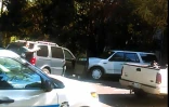 Capture d'écran de la vidéo réalisée par Rakeyia Scott, l'épouse de de Keith Lamont Scott, montrant les circonstances de sa mort le 21 septembre 2016 à Charlotte