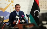 Abdelhamid Dbeibah, Premier ministre par intérim, le 21 novembre 2021, à Tripoli