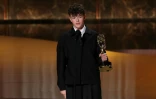 L'acteur Owen Cooper lors de la 77e cérémonie des Emmy Awards, le 14 septembre 2025 à Los Angeles