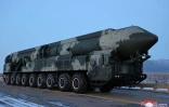 Un missile Hwasong-18 en Corée du Nord. Photo non datée publiée par l'agence de presse officielle coréenne (KCNA) le 19 décembre 2023