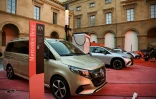 Un véhicule électrique Mercedes présenté au salon de l'automobile à Munich (Allemagne) le 4 septembre 2023