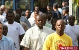 Mercredi 2 Avril 2007

le colonel bacar et ses hommes à leur arrivée au tribunal administratif