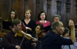 Chanteurs et musiciens interprêtent une cantate de Bach le 7 février 2016 à l'église Saint-Exupère, à Toulouse