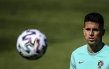 Le défenseur portugais Joao Cancelo, lors d'un entraînement, le 7 juin 2021 à Oeiras, à quatre jours du début de l'Euro 2020