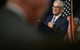 Jerome Powell lors d'une conférence de presse à Washington le 12 juin 2024