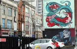 Le street art à Belfast, en Irlande du Nord,  contre les clivages communautaires, le 28 février 2017
