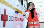 Gabrielle Peraldi, 70 ans, bénévole à la Croix-Rouge, le 1er février 2022 au centre de la Croix-Rouge à Ajaccio