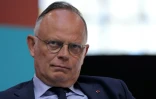 Le maire du Havre, Edouard Philippe, lors d'un meeting du parti Renaissance à la Cité du cinéma à Saint-Denis, au nord de Paris, le 6 avril 2025
