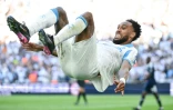 L'attaquant marseillais Pierre-Emerick Aubameyang lors de la victoire de l'OM contre le Paris FC en Ligue 1 le 23 août 2025 au stade Vélodrome
