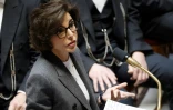 La ministre de la Culture Rachida Dati s'exprime lors d'une séance de questions au gouvernement à l'Assemblée nationale, le 7 mai 2024 à Paris