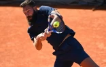 Benoît Paire face au Géorgien Nikoloz Basilashvili, à Madrid, le 4 mai 2021