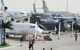 Au salon aéronautique de Dubai, le 12 novembre 2017