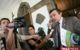 Vendredi 11 juillet 2008 - Yves Jégo, secrétaire d'État à l'Outremer, en visite à La Réunion