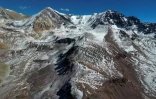 Des sommets enneigés des Andes à Calingasta, dans la province de San Juan, en Argentine, le 21 avril 2026
