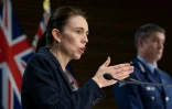 La Première ministre néo-zélandaise Jacinda Ardern s'exprime lors d'une conférence de presse à Wellington, le 4 septembre 2021