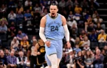 Dillon Brooks a empilé 30 points pour les Memphis Grizzlies face à Phoenix vendredi, ici le 28 mars 2022 contre Golden State à Memphis.